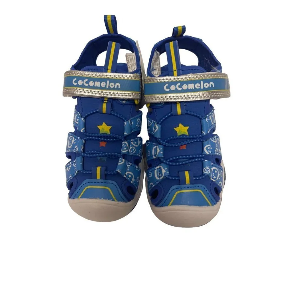 NEW! Cocomelon Blue Light Up Sport Sandal Light Up Boy's Size 10